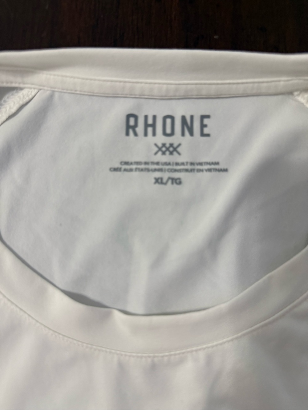RHONE Charcoal Crew Neck Tee( 3 grey, blue and white ) - Picture 7 of 14